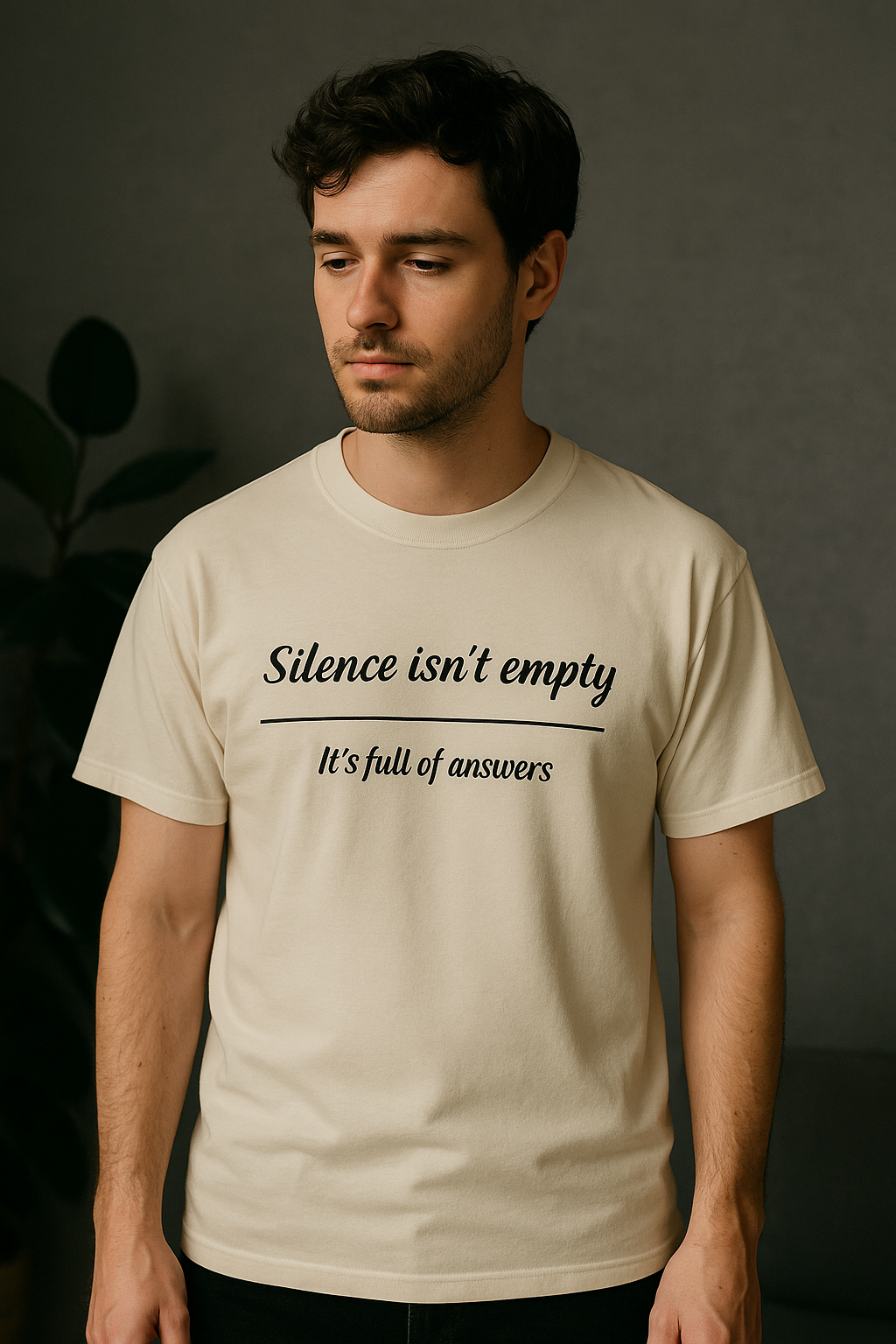 Silence Is Full of Answers" Unisex Tee