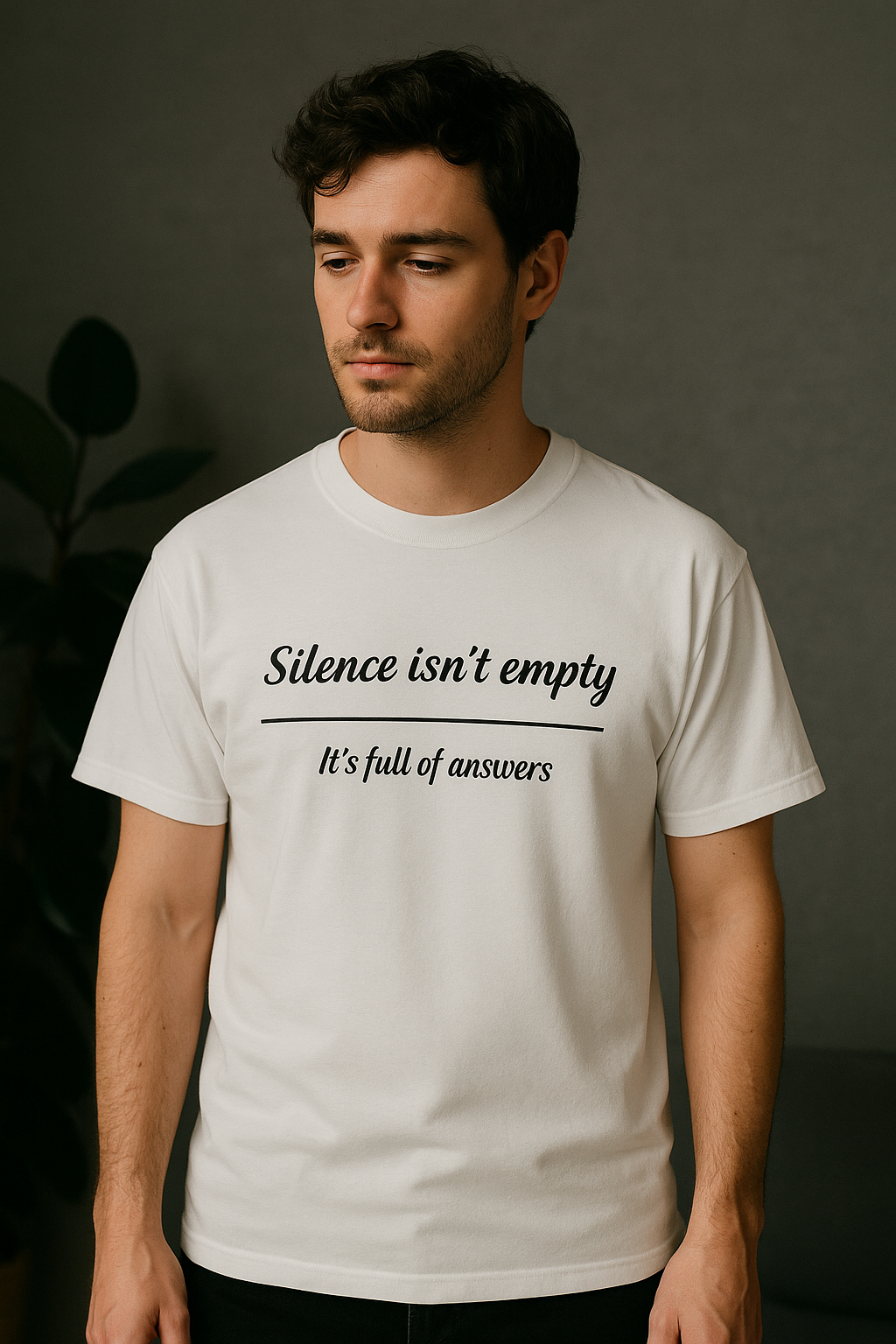Silence Is Full of Answers" Unisex Tee
