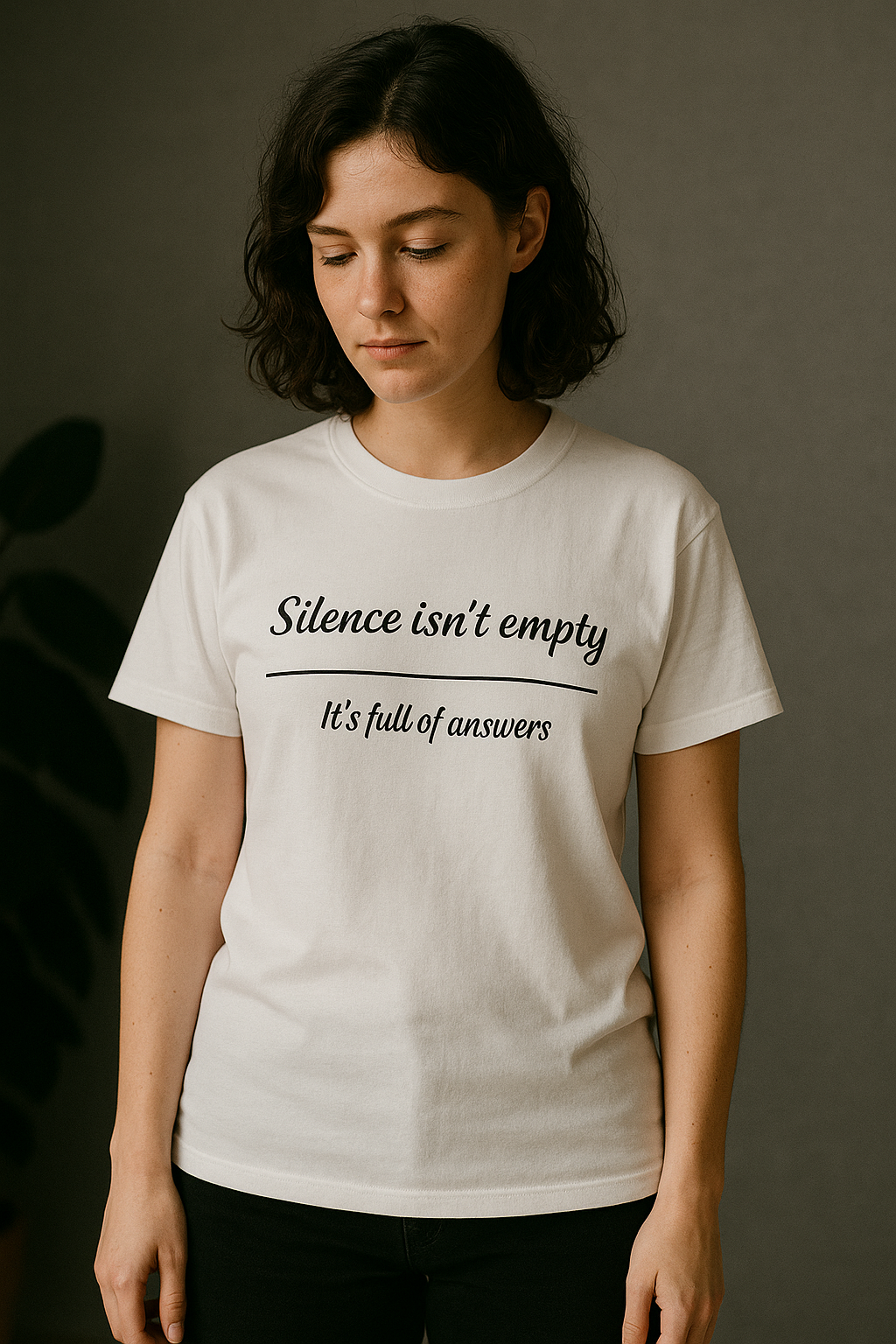 Silence Is Full of Answers" Unisex Tee
