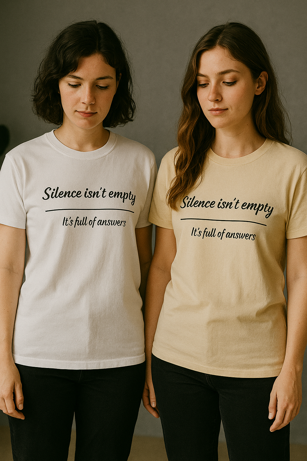 Silence Is Full of Answers" Unisex Tee